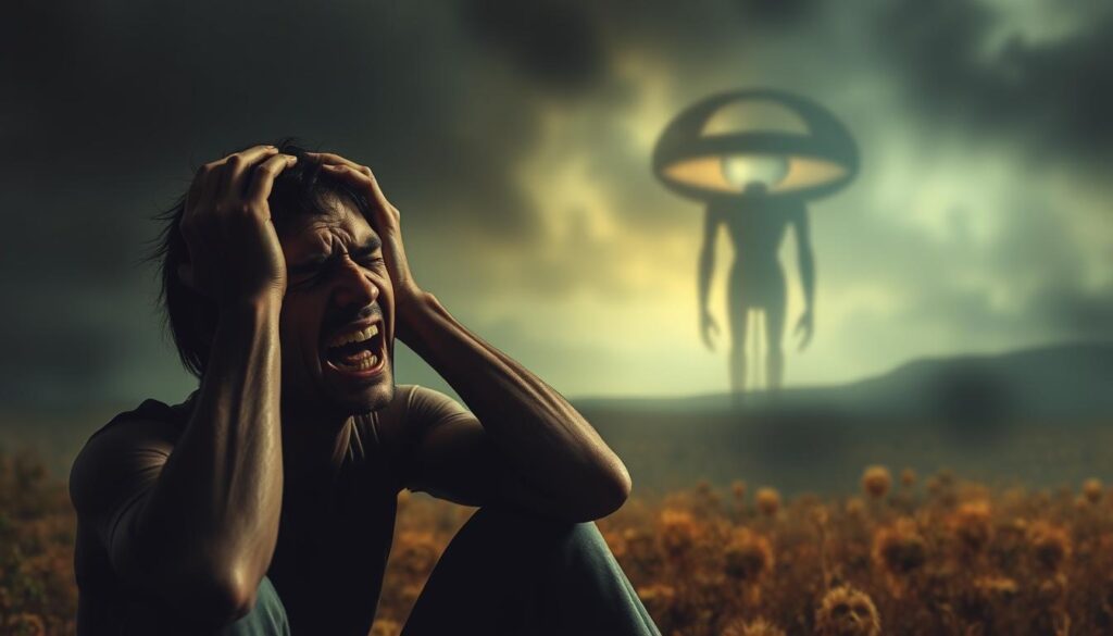 PTSD symptoms related to ET encounters