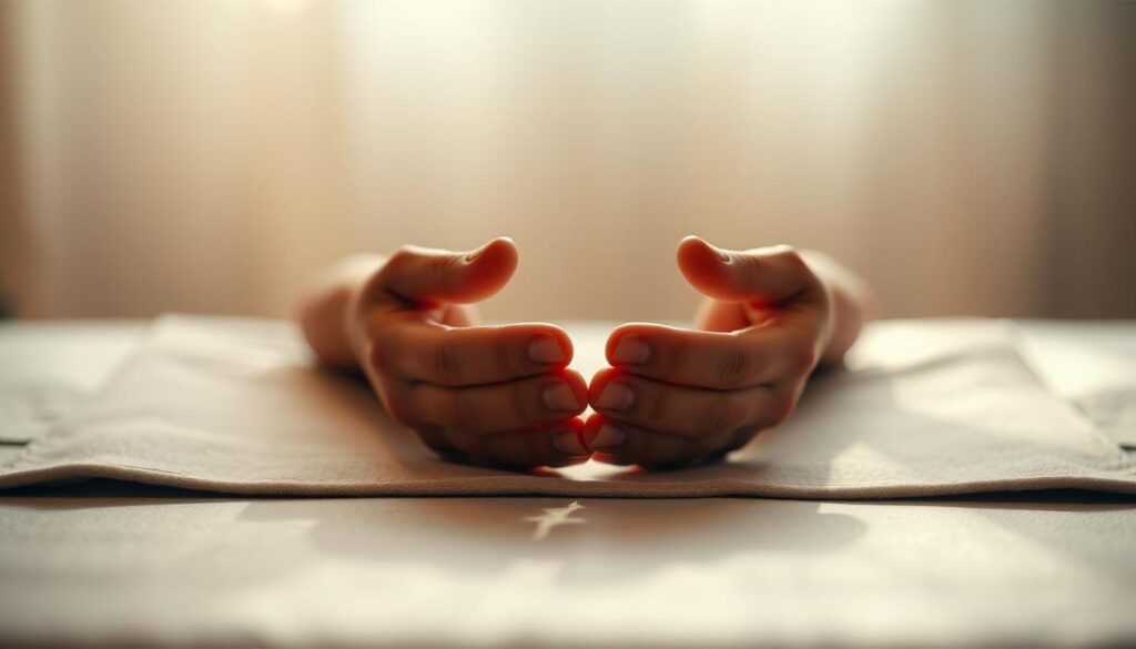 reiki session hand positions