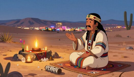 working with a shaman